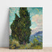 Reproduktion des Gemäldes Zypresse - Vincent van Gogh