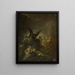 Szenen allegorischer Hölle von Dante - Cyprian Kamil Norwid — gerahmtes Bild an der Wand