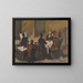 Compagnie dans un café - Cyprian Majernik — gerahmtes Bild an der Wand