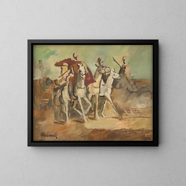 Kavaliere - Cyprian Majernik — gerahmtes Bild an der Wand