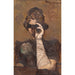 Dame aux jumelles de théâtre - Cyprian Majernik — Ansicht des Kunstwerks