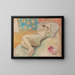 Frau ruhend - Cyprian Majernik — gerahmtes Bild an der Wand