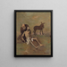 Der gute Samariter - Cyprian Majernik — gerahmtes Bild an der Wand