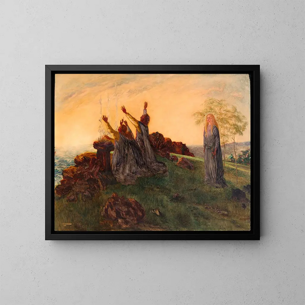 Le passage de sainte Brigid - Da Loria Norman — gerahmtes Bild an der Wand