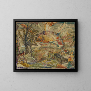 Ohne Titel - Da Loria Norman — gerahmtes Bild an der Wand