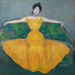 Dame en jaune - Max Kurzweil