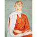 Reproduktion des Gemäldes Damen mit dem weißen Schal - Nils Dardel