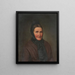 Portrait von Magdalena Kleier und Frderer - Daniel Cornelius Gesell — gerahmtes Bild an der Wand