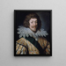 Portrait d'Henri II de Montmorency 1595-1632 - Daniel Dumonstier — gerahmtes Bild an der Wand