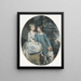 Cropley Ashley-Cooper mit seiner Schwester Mary Anne Ashley-Cooper - Daniel Gardner — gerahmtes Bild an der Wand