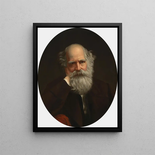 William Cullen Bryant - Daniel Huntington — gerahmtes Bild an der Wand