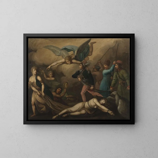 Allegorie von Kociuszko - Daniel Kondratowicz — gerahmtes Bild an der Wand