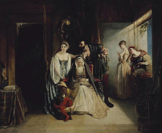 François Ier und Diane de Poitiers - Daniel Maclise — Ansicht des Kunstwerks