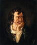 Portrait von Edmund Kean 1787-1833 Schauspieler in der Rolle des Hamlet - Daniel Maclise — Ansicht des Kunstwerks