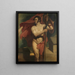 Der Träger des Standards - Daniel Maclise — gerahmtes Bild an der Wand