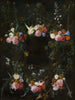 Cartouche sculpté orné de guirlandes de fleurs - Daniel Seghers — Ansicht des Kunstwerks