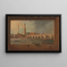 Ansicht der London Bridge - Daniel Turner — gerahmtes Bild an der Wand