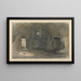 Die Kapelle des Schlosses Dirleton, Schottland - Daniel Wilson — gerahmtes Bild an der Wand