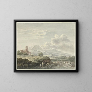 Danil Dupr - Italiaans landschap after Karel du Jardin 1761  1800.webp