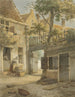 Hof eines Hofes in Amsterdam - Daniël Kerkhoff — Ansicht des Kunstwerks