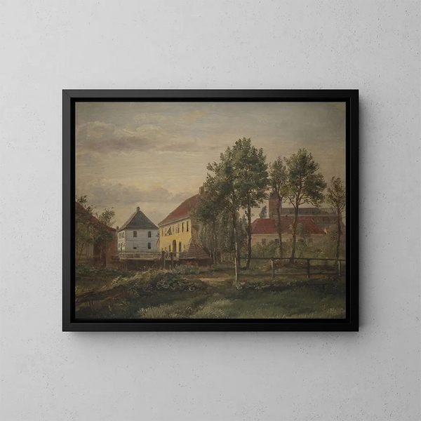 Ein Mühle in Odense - Dankvart Dreyer — gerahmtes Bild an der Wand