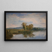 Vue du lac Vejl près de Silkeborg, Jutland - Dankvart Dreyer — gerahmtes Bild an der Wand