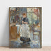 Reproduktion des Gemäldes In dem Esszimmer von Berthe Morisot