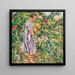 Im Garten - August Rieger — gerahmtes Bild an der Wand