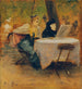 Im Garten Restaurant - Josef Engelhart — Ansicht des Kunstwerks
