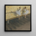 Tänzer beim Üben an der Stange - Edgar Degas — gerahmtes Bild an der Wand