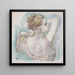 Tänzerin, Brust - Edgar Degas — gerahmtes Bild an der Wand
