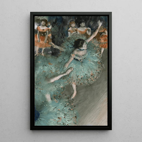 Reproduktion des Gemäldes Tänzerin in Grün - Edgar Degas