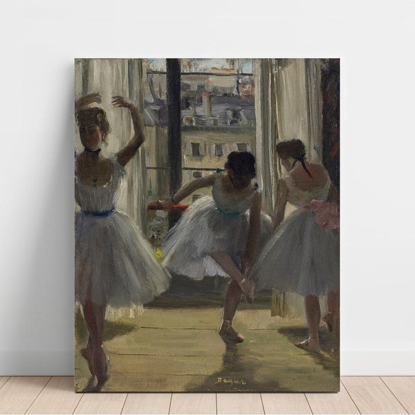 Danseuses dans une salle d'exercice Trois Danseuses - Edgar Degas | Reproduction Tableau Décoration murale affiche copie