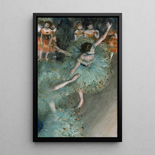 Grüne Tänzerin - Edgar Degas | Kunstdruck Wanddekoration Gemälde Poster Kopie