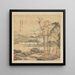 Daoïste und Kranich in einer herbstlichen Landschaft - Chen Hongshou — gerahmtes Bild an der Wand