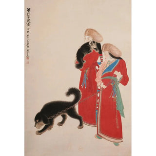 Daqian Zhang - Tibtaines au dogue.webp