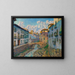 Le Darro - Darío de Regoyos — gerahmtes Bild an der Wand