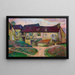 Ferme à Namur - Darío de Regoyos — gerahmtes Bild an der Wand