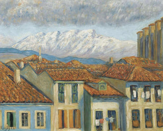 Rentera et les montagnes d'Aya - Darío de Regoyos — Ansicht des Kunstwerks