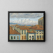 Rentera et les montagnes d'Aya - Darío de Regoyos — gerahmtes Bild an der Wand