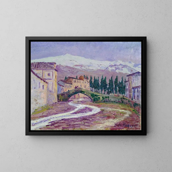 Sierra Nevada - Darío de Regoyos — gerahmtes Bild an der Wand