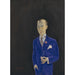Reproduktion des Gemäldes David Sprengel, 1880-1941, Schriftsteller, Kritiker - Nils Dardel