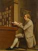 Portrait eines traditionellen Gentleman, der als Sir William Hamilton identifiziert wird - David Allan — Ansicht des Kunstwerks