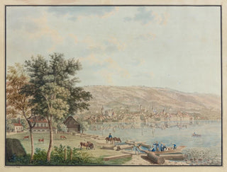 Ansicht der Stadt Zug und des Zugersees - David Alois Schmid — Ansicht des Kunstwerks