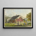 Haus Bauernhof im Entlebuch - David Alois Schmid — gerahmtes Bild an der Wand