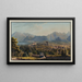 Thoune vers le Niesen et le Stockhorn - David Alois Schmid — gerahmtes Bild an der Wand