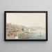 Vue de Cannobio sur le lac Majeur - David Alois Schmid — gerahmtes Bild an der Wand