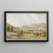 Ansicht von Como - David Alois Schmid — gerahmtes Bild an der Wand