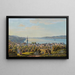 Vue de Horgen, lac de Zurich - David Alois Schmid — gerahmtes Bild an der Wand