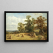 Ein Maisfeld in West Malvern - David Bates — gerahmtes Bild an der Wand